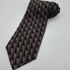 Versini 100% Silk Geometric Men’s Tie Multicolor